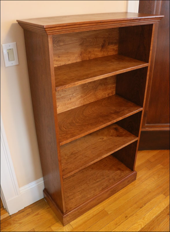 Completed bookcase